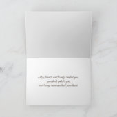 Winterherzsympathie-Karte Karte (Innenseite)