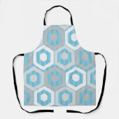 Winterhexagons und Streifen Schürze (Vorderseite)