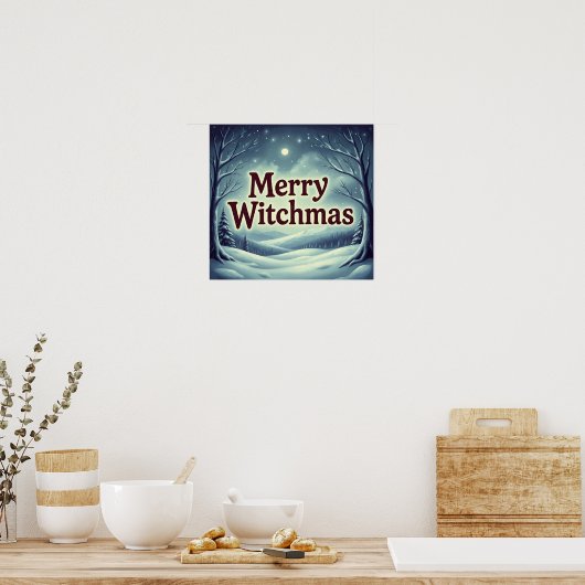 WinterHexe Poster (Küche)