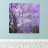 Winterhimmel mit nackten Bäumen Leinwand (Insitu (Holzboden))