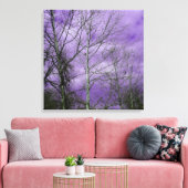 Winterhimmel mit nackten Bäumen Leinwand (Insitu (Wohnzimmer))