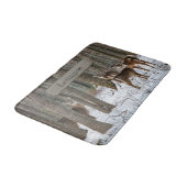 Winterhirsch Badematte (Schrägansicht)