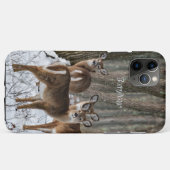 Winterhirsch Case-Mate iPhone Hülle (Rückseite (Horizontal))