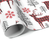 Winterhirsch Geschenkpapier (Rolleneckpunkt)