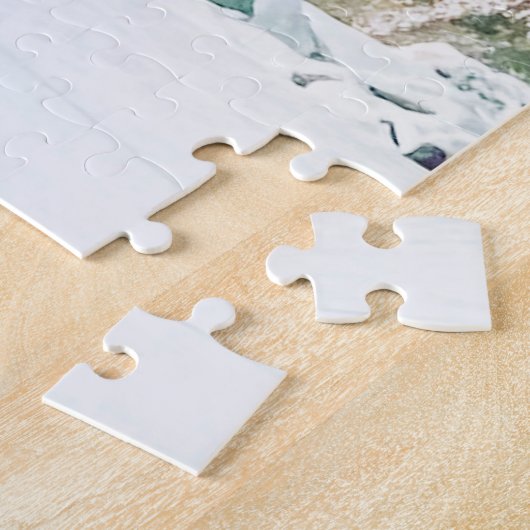Winterhirsch Puzzle (Seite)