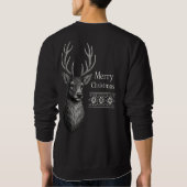 Winterhirsch — Wächter des Nordens Sweatshirt (Rückseite)