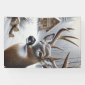 Winterhirsche/Buckkunst Banner (Horizontal)