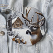 Winterhirsche/Buckkunst Button (Beispiel)