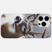 Winterhirsche/Buckkunst Case-Mate iPhone Hülle (Rückseite (Horizontal))