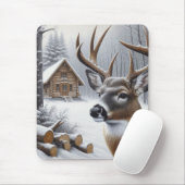 Winterhirsche/Buckkunst Mousepad (Mit Mouse)