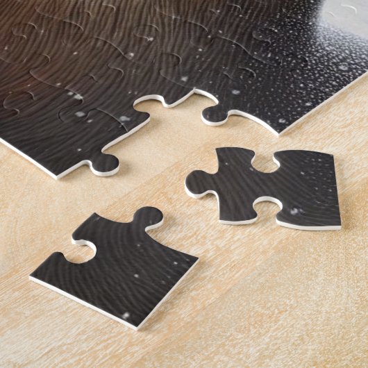 Winterhirsche/Buckkunst Puzzle (Seite)