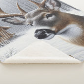 Winterhirsche/Buckkunst Sherpadecke (3/4)