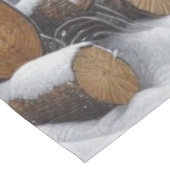 Winterhirsche/Buckkunst Tischdecke (Schrägansicht)