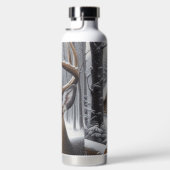 Winterhirsche/Buckkunst Trinkflasche (Rechts)