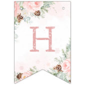 Winterhirschröte wink immergrünes Mädchen Geburtst Wimpelkette (Zweite Fahne)