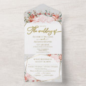 Winterhochzeit alles in einer Einladung gegolten (Innen Boden)