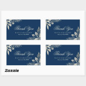 Winterhochzeit Danke Ihnen Stickers (Blatt)