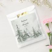 Winterhochzeit der Aquarellbäume Geschenktütchen (Versiegelt)