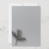 Winterhochzeit Einladung (Rückseite)