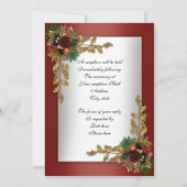 Winterhochzeit Einladung (Rückseite)