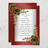 Winterhochzeit Einladung (Vorne/Hinten)