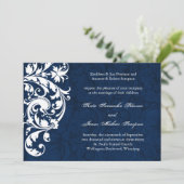 Winterhochzeit Einladung (Stehend Vorderseite)