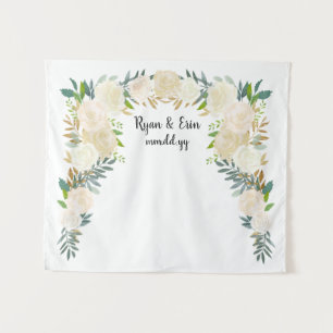 Winterhochzeit Empfang Hintergrund Fotoshop Prop Wandteppich