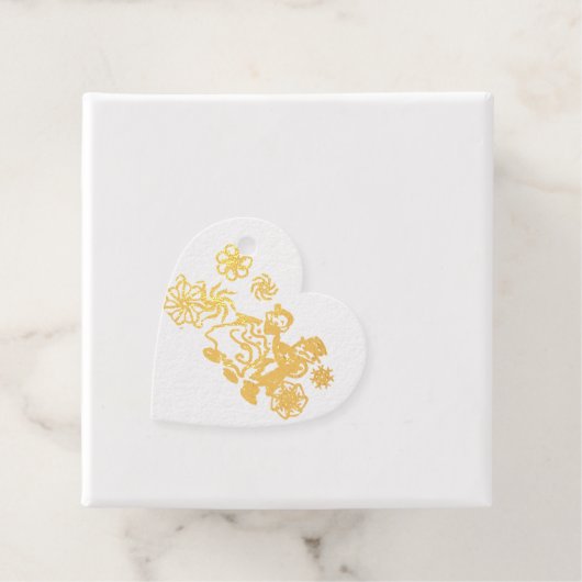 Winterhochzeit  geschenkanhänger (Mit Box)