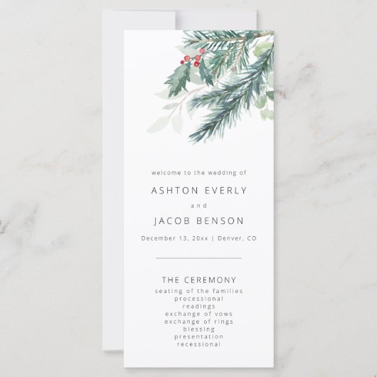 Winterhochzeit, Hochzeitssaison (Vorderseite)