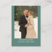 Winterhochzeit Holly Pine Website QR Code Begleitkarte (Rückseite)