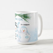 Winterhochzeit in der Liebe Kaffeetasse (VorderseiteRechts)