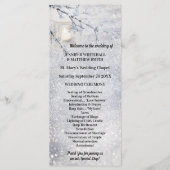 Winterhochzeit in glühender Snow Lantern Programm (Vorderseite)