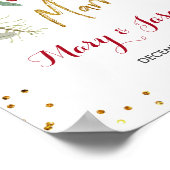 Winterhochzeit Poster (Ecke)