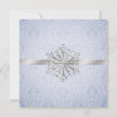 Winterhochzeit Probe Einladung (Vorderseite)