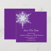 Winterhochzeit Save the Date (Vorne/Hinten)
