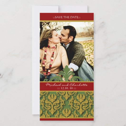 Winterhochzeit Save the Date Hochzeit (Vorderseite)