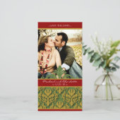 Winterhochzeit Save the Date Hochzeit (Stehend Vorderseite)