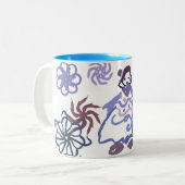 Winterhochzeit  zweifarbige tasse (Vorderseite Links)