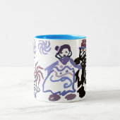 Winterhochzeit  zweifarbige tasse (Mittel)