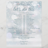 Winterhochzeitplan für die ersten Schneeflocken-Wi (Vorderseite)