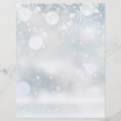 Winterhochzeitplan für Snowflakes (Rückseite)