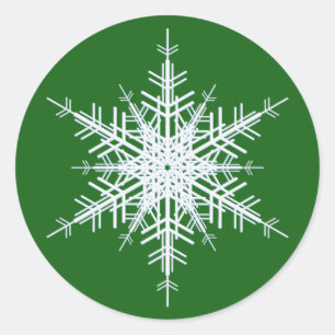 Winterhochzeitsticker Runder Aufkleber