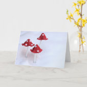 Winterhocker Karte (Gelbe Blume)