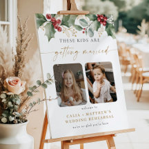 Winterholly-Kinder Hochzeit Probeessen