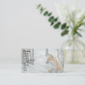 Winterholz, Fox Visitenkarte (Stehend Vorderseite)