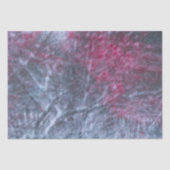 Winterholzbeeren unter Schneebemalung Seidenpapier (Vorderseite)