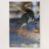 Winterhörnchen, Brauntier, kanadisches Foto Puzzle (Vertikal)