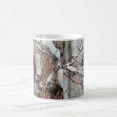 Winterhörnchen, Schnee & Rote Berries Xmas Design Kaffeetasse (Mittel)