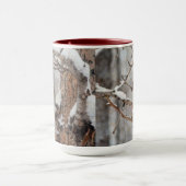 Winterhörnchen, Schnee & Rote Berries Xmas Design Tasse (Zentrum)