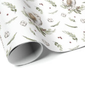 Winterhühner Geschenkpapier (Rolleneckpunkt)